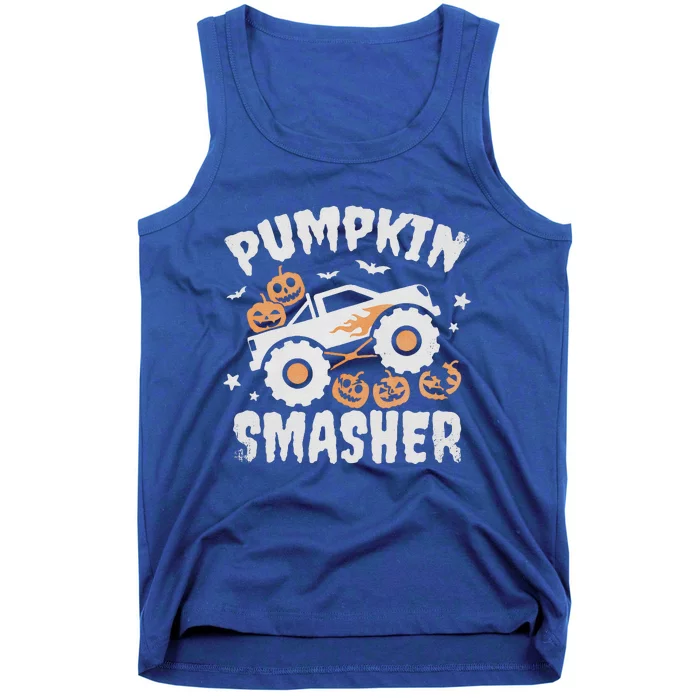 Pumpkin Smasher Halloween For Monster Truck Lover Tank Top