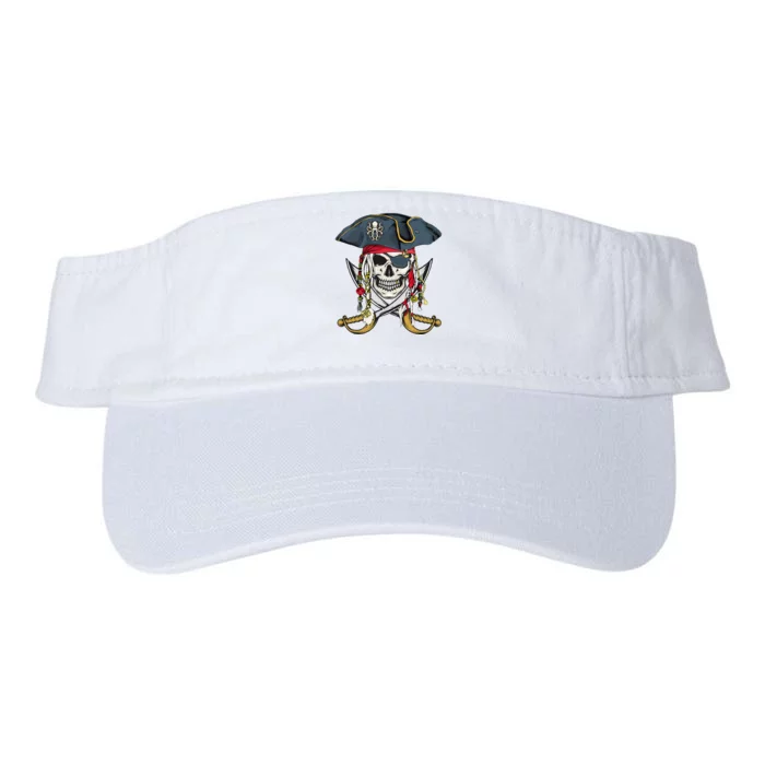 Pirate Skull Halloween Little Valucap Bio-Washed Visor