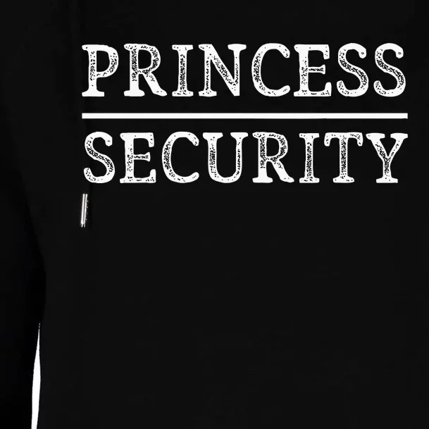 Princess Security Halloween Costume Dad Men Matching Easy Womens Funnel Neck Pullover Hood