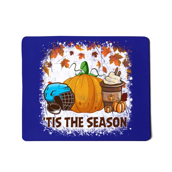 Pumpkin Spice Hockey Tis The Season Fall Thanksgiving Gift Mousepad