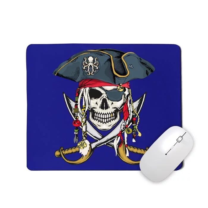 Pirate Skull Halloween Little Mousepad