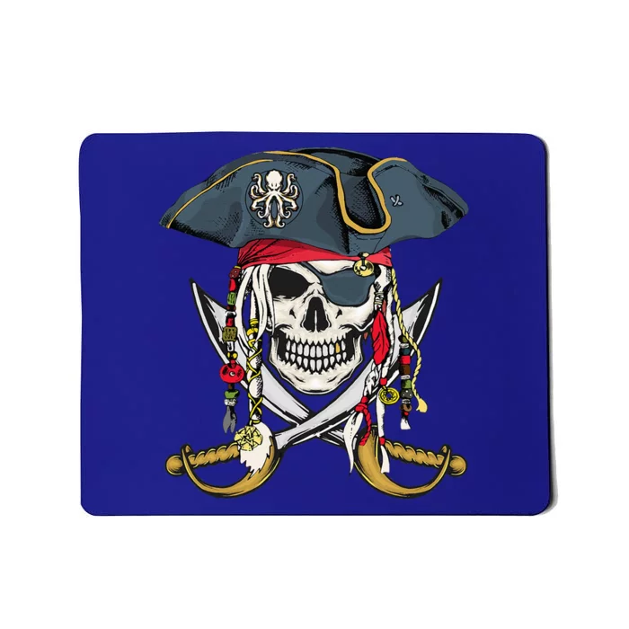 Pirate Skull Halloween Little Mousepad