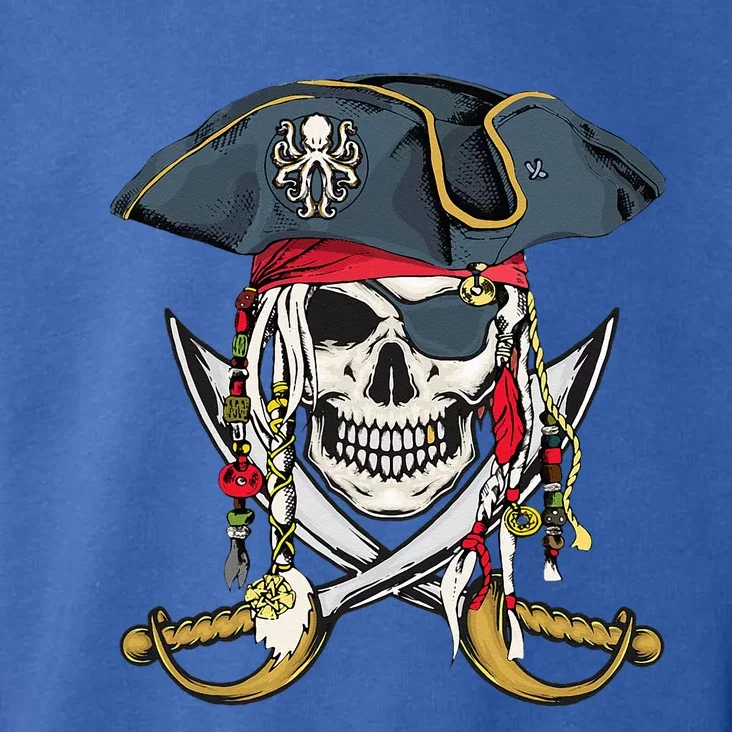 Pirate Skull Halloween Little Toddler Hoodie