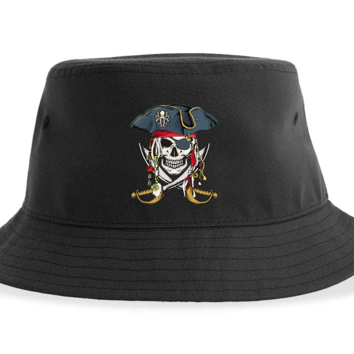 Pirate Skull Halloween Little Kids Ns Sustainable Bucket Hat