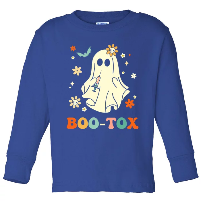 Plastic Surgeon Halloween Costume Botox Halloween Boogreat Gifttox Gift Toddler Long Sleeve Shirt