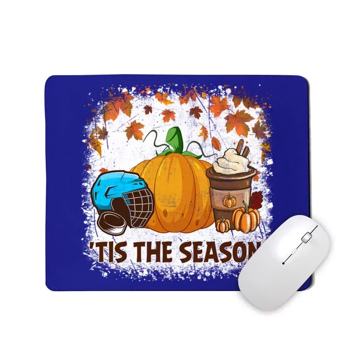 Pumpkin Spice Hockey Tis The Season Fall Thanksgiving Gift Mousepad