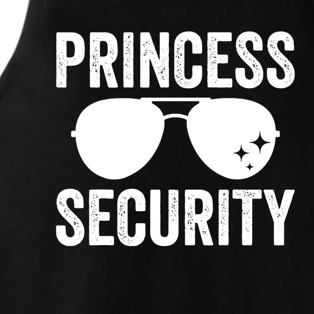 Princess Security Halloween Costume Dad Mom Boy Ladies Tri-Blend Wicking Tank