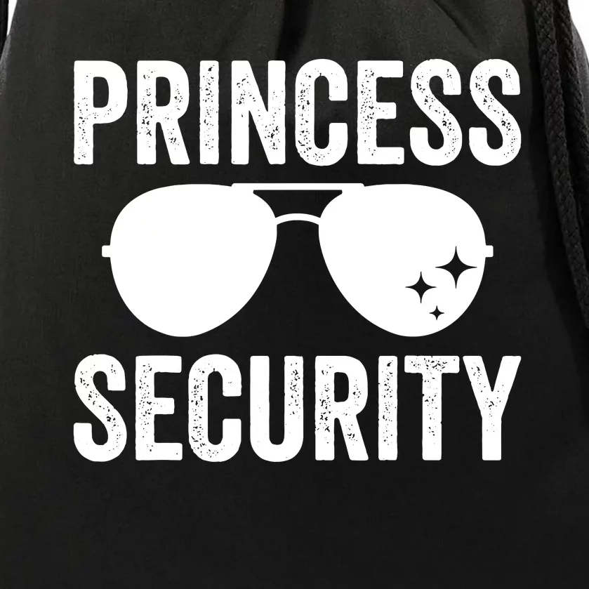 Princess Security Halloween Costume Dad Mom Boy Drawstring Bag