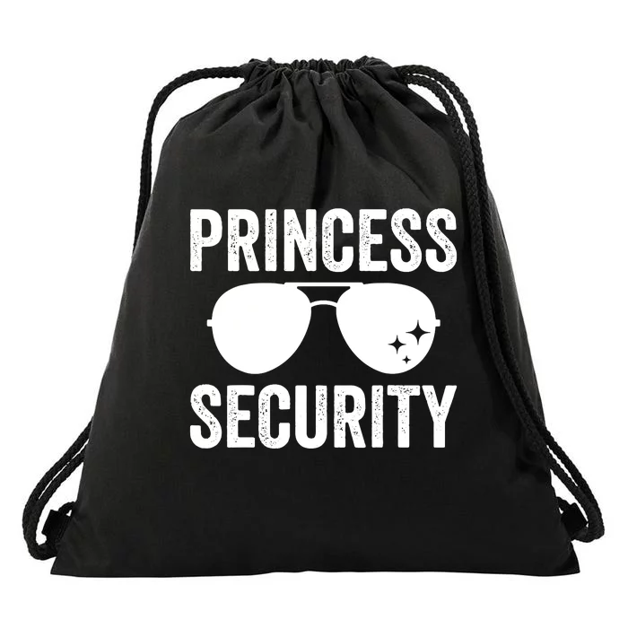 Princess Security Halloween Costume Dad Mom Boy Drawstring Bag