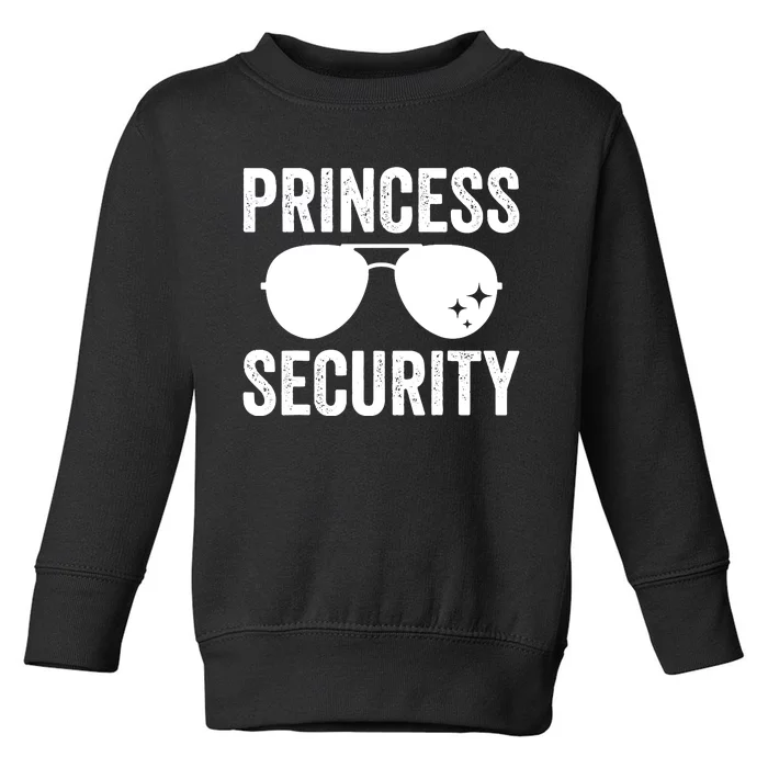 Princess Security Halloween Costume Dad Mom Boy Toddler Sweatshirt