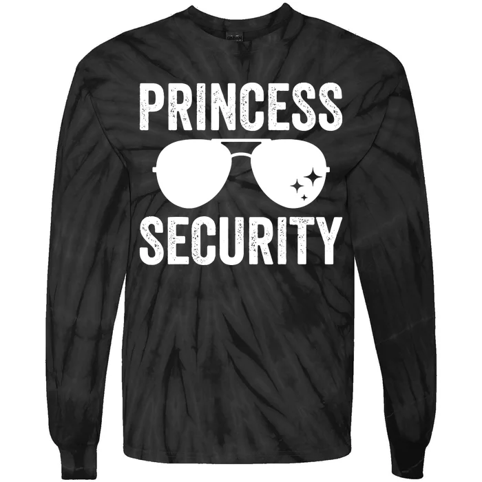 Princess Security Halloween Costume Dad Mom Boy Tie-Dye Long Sleeve Shirt