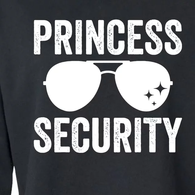 Princess Security Halloween Costume Dad Mom Boy Cropped Pullover Crew