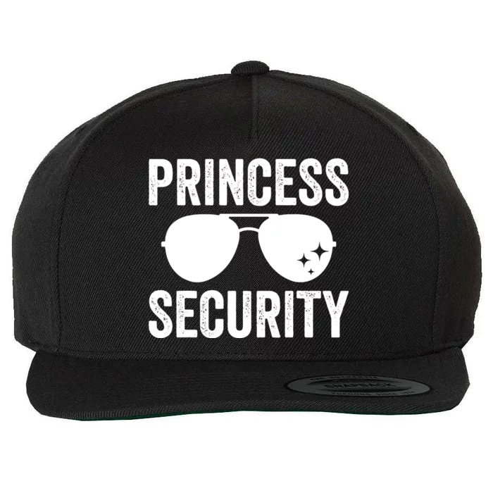 Princess Security Halloween Costume Dad Mom Boy Wool Snapback Cap