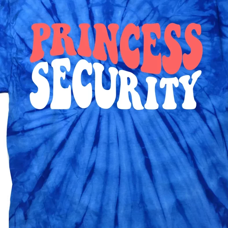 Princess Security Halloween Costume Dad Matching Easy Gift Tie-Dye T-Shirt