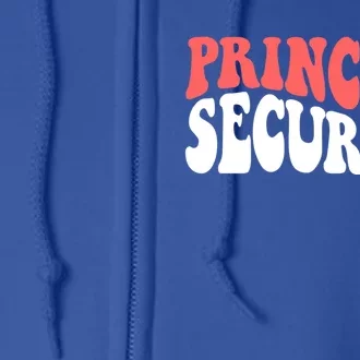 Princess Security Halloween Costume Dad Matching Easy Gift Full Zip Hoodie