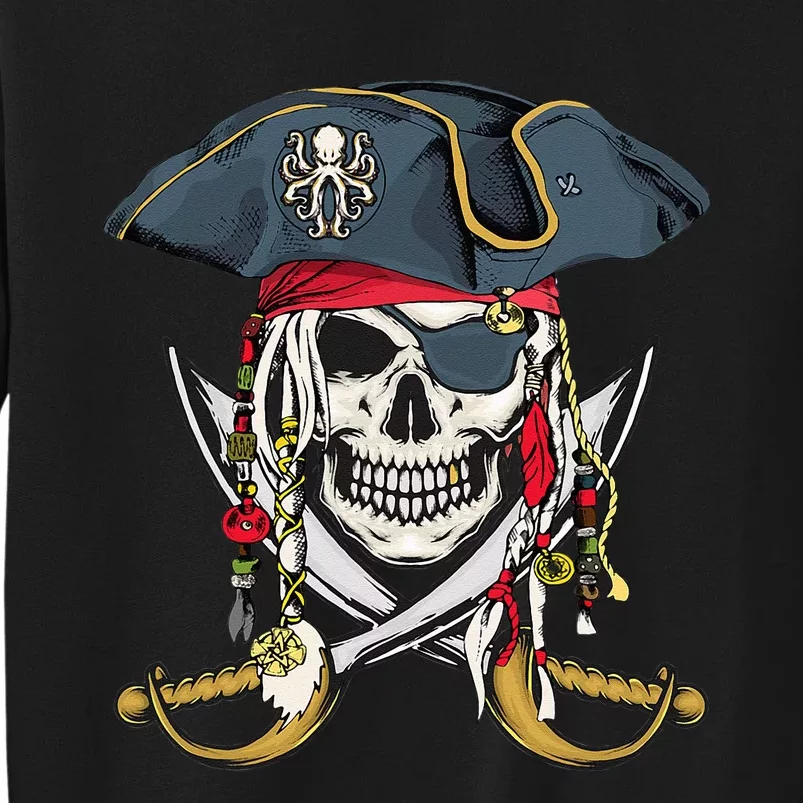 Pirate Skull Halloween Little Kids Ns Sweatshirt