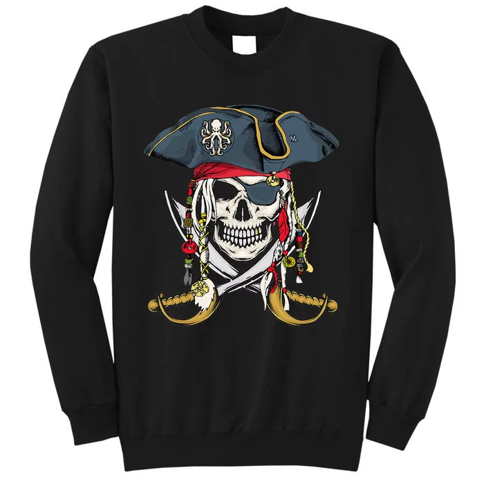 Pirate Skull Halloween Little Kids Ns Sweatshirt