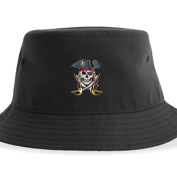 Pirate Skull Halloween Little Kids Ns Sustainable Bucket Hat