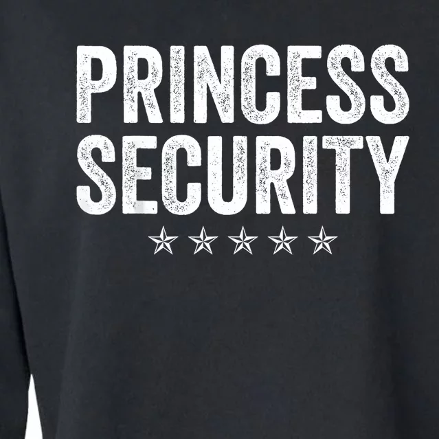 Princess Security Halloween Costume Cropped Pullover Crew