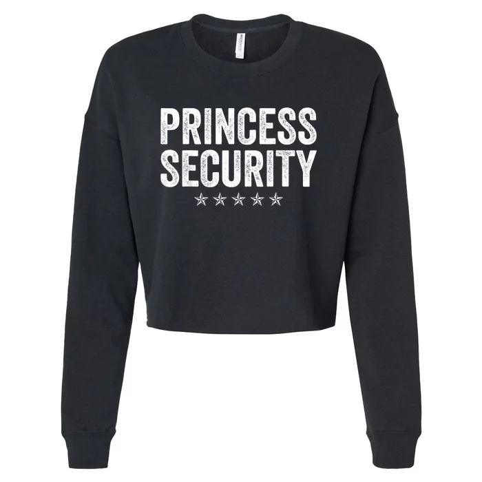 Princess Security Halloween Costume Cropped Pullover Crew