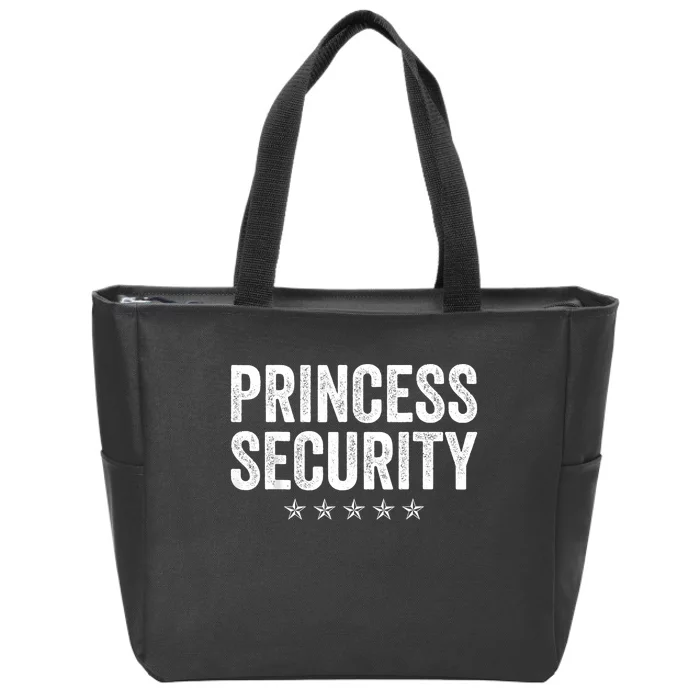 Princess Security Halloween Costume Zip Tote Bag