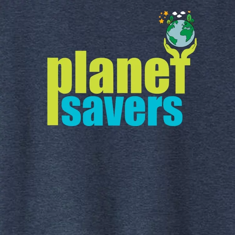 Planet Saver Happy Earth Day Women's Crop Top Tee