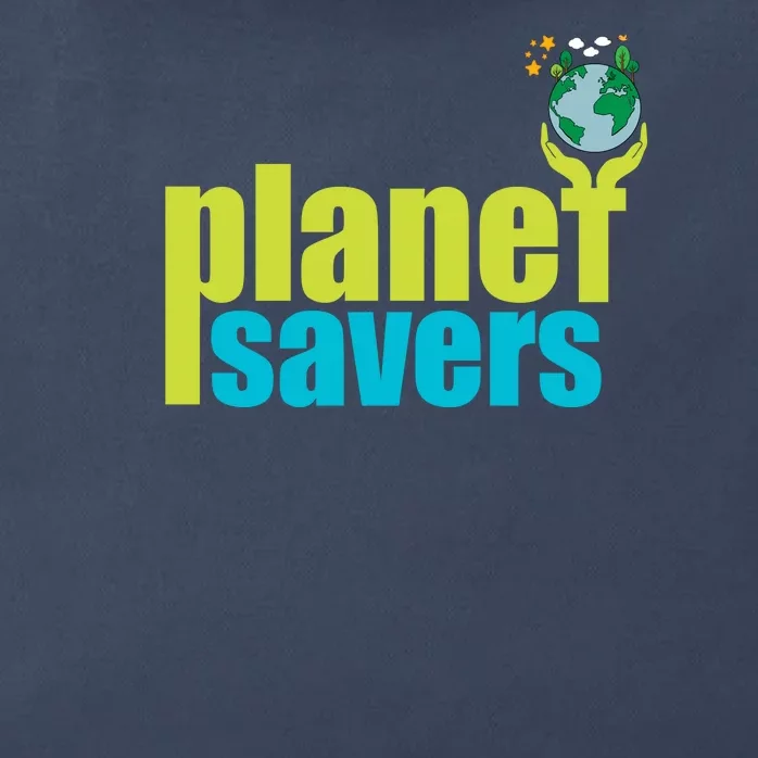 Planet Saver Happy Earth Day Zip Tote Bag