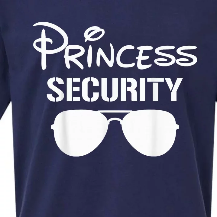 Princess Security Halloween Costume Dad  Matching Easy Sueded Cloud Jersey T-Shirt