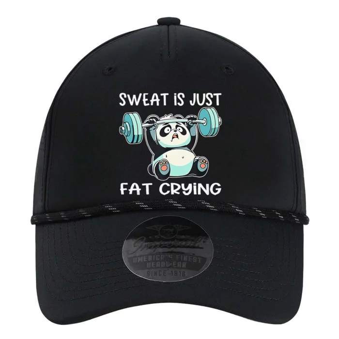 Panda Sweat Is Just Fat Crying Gym Gift Performance The Dyno Cap