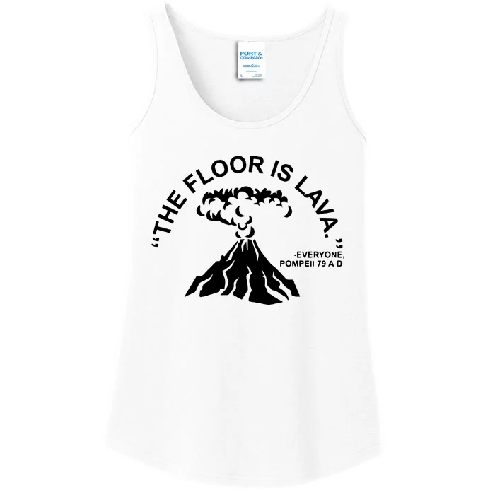 Pompeii Shirthistoryfloor Is Lavasocial Studies Ladies Essential Tank