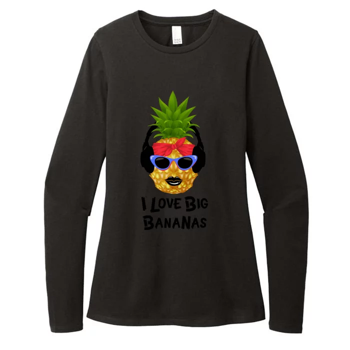 Pineapple Sunglasses I Like Bananas Adult S Summer Gift Womens CVC Long Sleeve Shirt