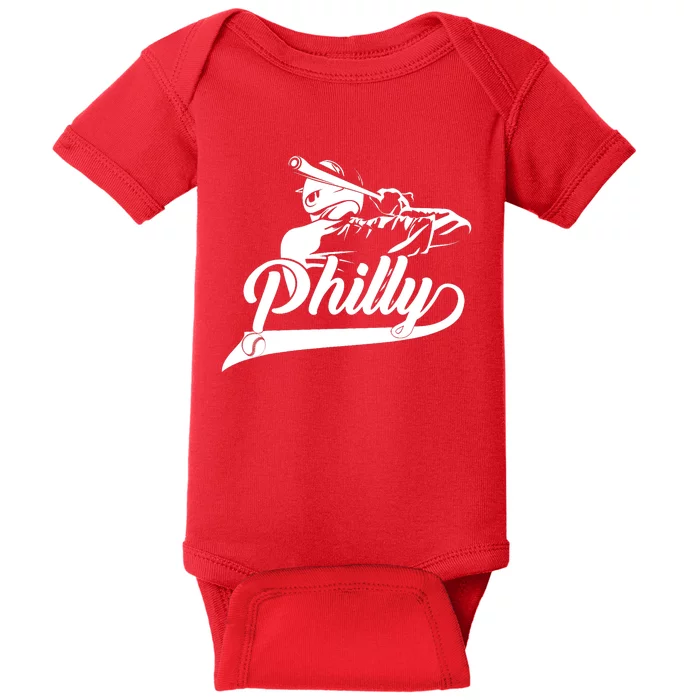 Philadelphia Skylines I Am Proud Of Philadelphia Baby Bodysuit