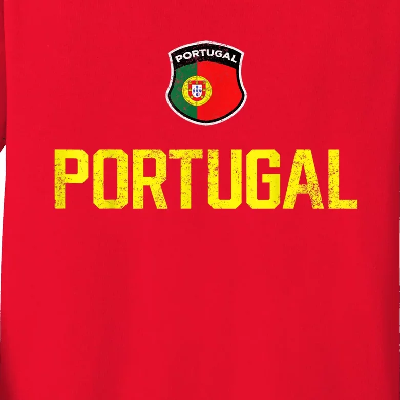 Portugal Soccer Jersey Portuguese Football Men Women Kids Long Sleeve Shirt