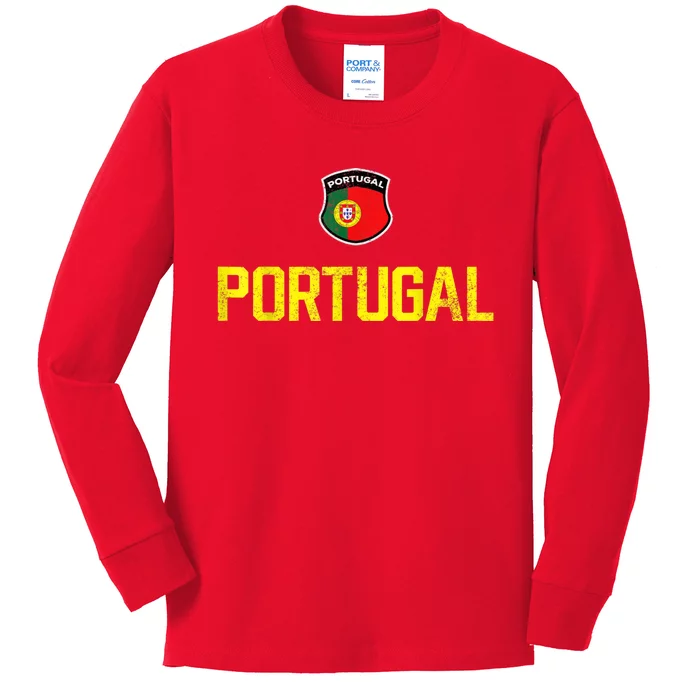 Portugal Soccer Jersey Portuguese Football Men Women Kids Long Sleeve Shirt