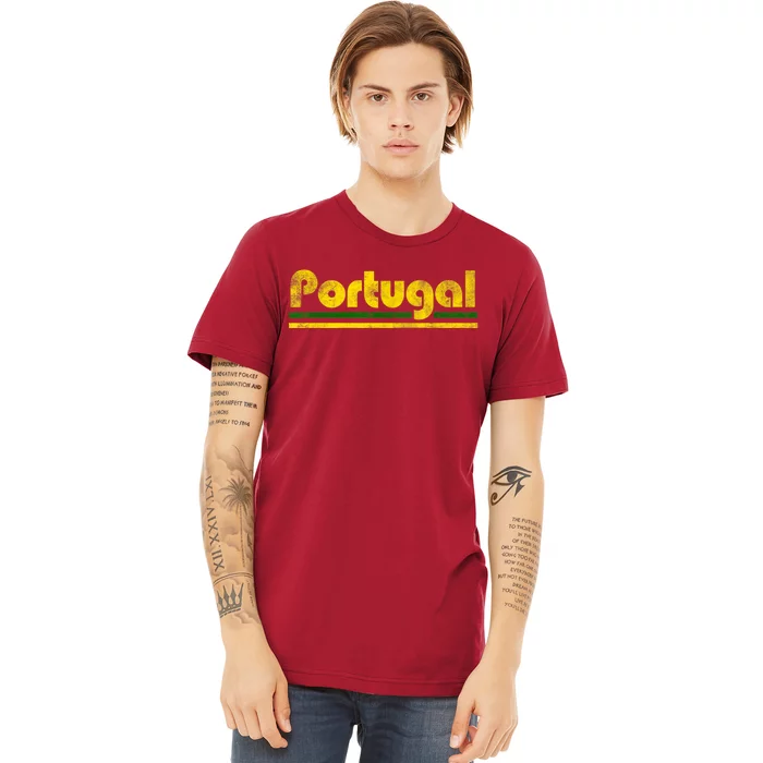 Portugal Soccer Jersey Portuguese Football Men Women Premium T-Shirt