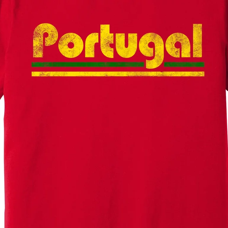 Portugal Soccer Jersey Portuguese Football Men Women Premium T-Shirt