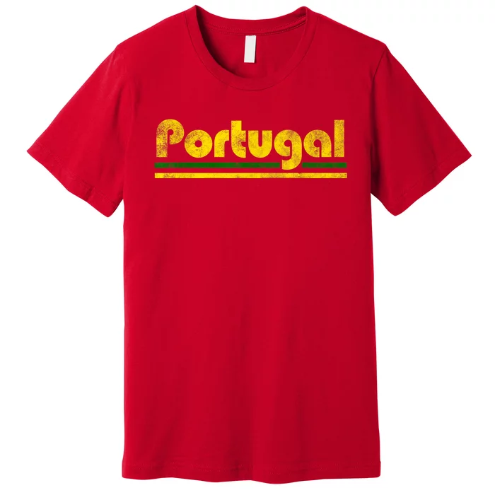 Portugal Soccer Jersey Portuguese Football Men Women Premium T-Shirt