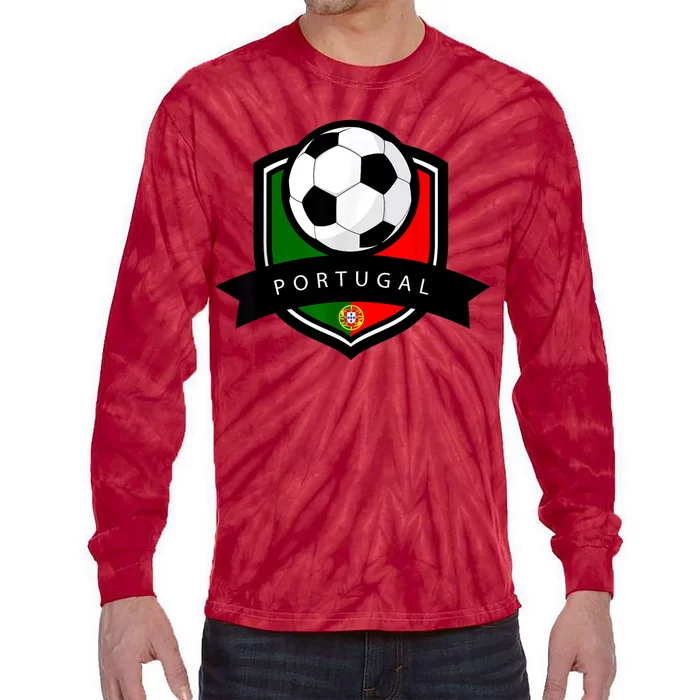 Portugal Soccer Jersey Portuguese Football Men Women Tie-Dye Long Sleeve Shirt