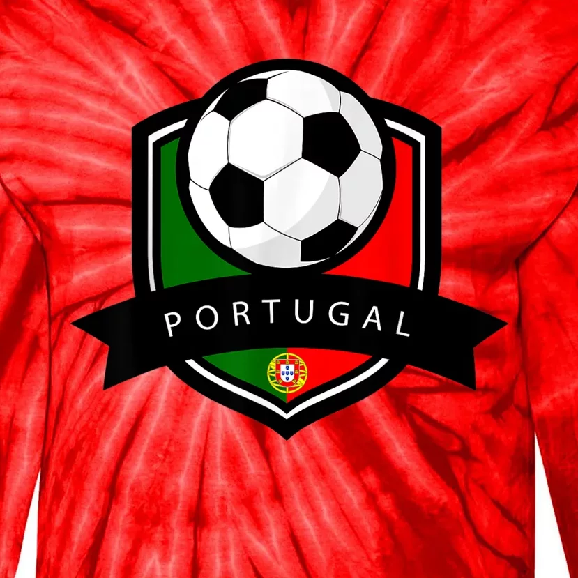 Portugal Soccer Jersey Portuguese Football Men Women Tie-Dye Long Sleeve Shirt