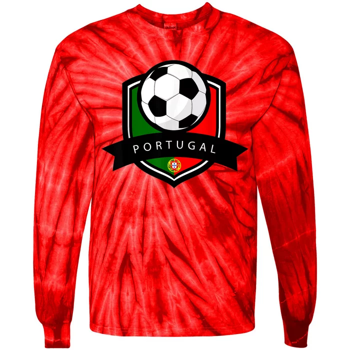 Portugal Soccer Jersey Portuguese Football Men Women Tie-Dye Long Sleeve Shirt