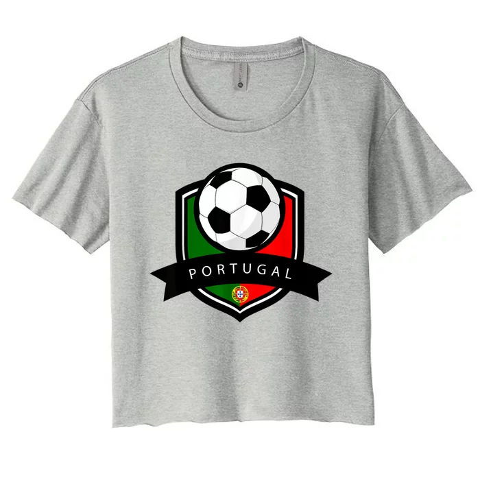 Portugal Soccer Jersey Portuguese Football Men Women Women's Crop Top Tee