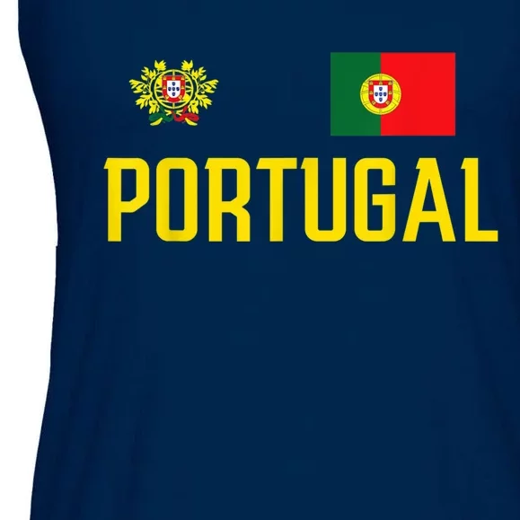 Portugal Soccer Jersey Portuguese Football Men Women Ladies Essential Flowy Tank