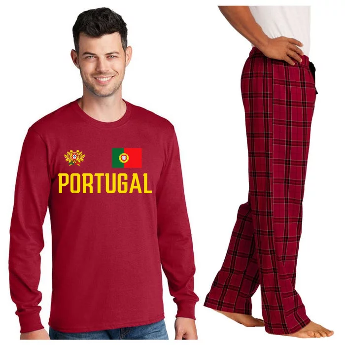 Portugal Soccer Jersey Portuguese Football Men Women Long Sleeve Pajama Set