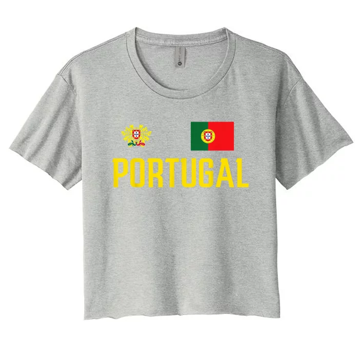 Portugal Soccer Jersey Portuguese Football Men Women Women's Crop Top Tee