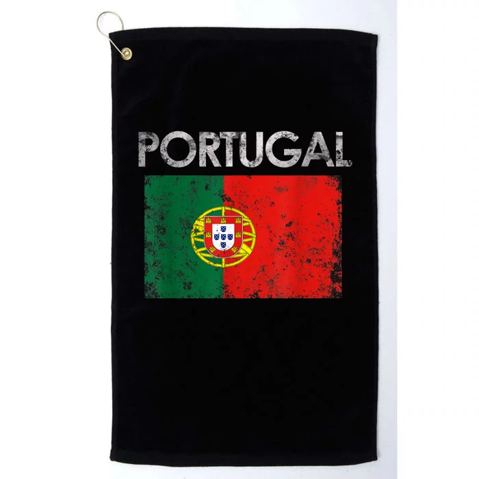 Portugal Soccer Jersey Portuguese Football Men Women Platinum Collection Golf Towel