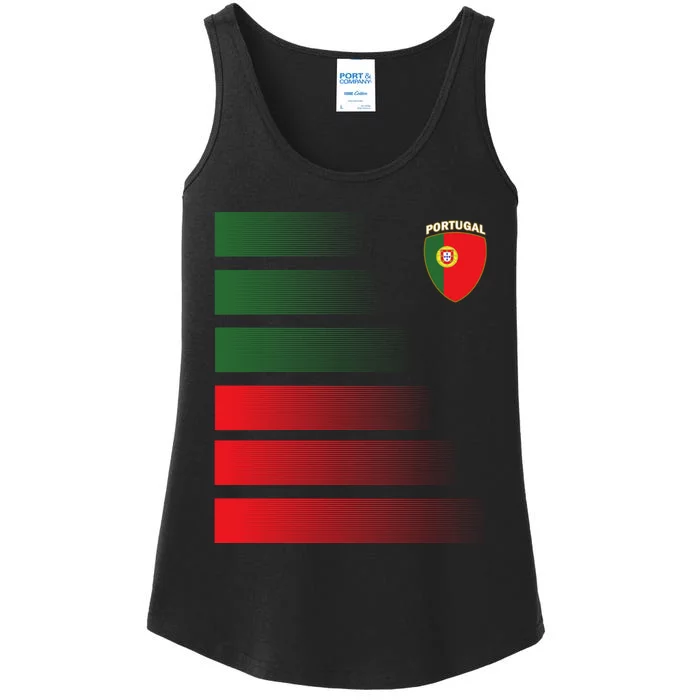 Portugal Soccer Jersey Portuguese Football Men Women Ladies Essential Tank