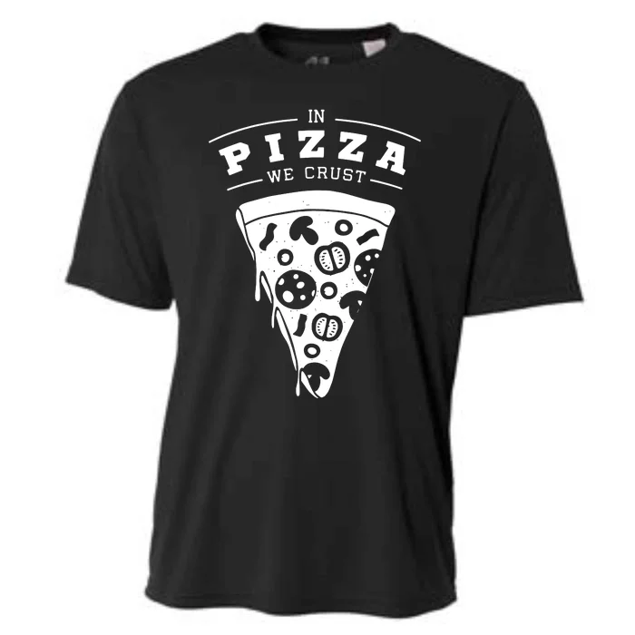 Pizza Slice Junk Food Fun Cooling Performance Crew T-Shirt