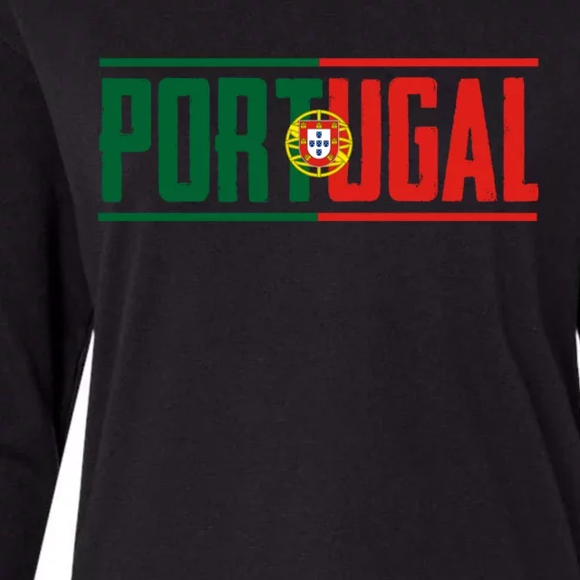 Portugal Soccer Jersey Portuguese Football Men Women Womens Cotton Relaxed Long Sleeve T-Shirt