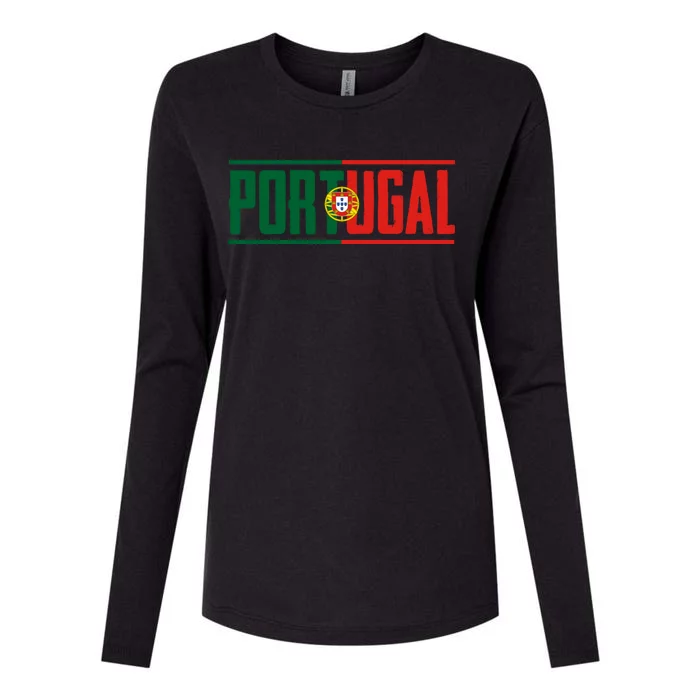 Portugal Soccer Jersey Portuguese Football Men Women Womens Cotton Relaxed Long Sleeve T-Shirt