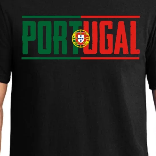 Portugal Soccer Jersey Portuguese Football Men Women Pajama Set